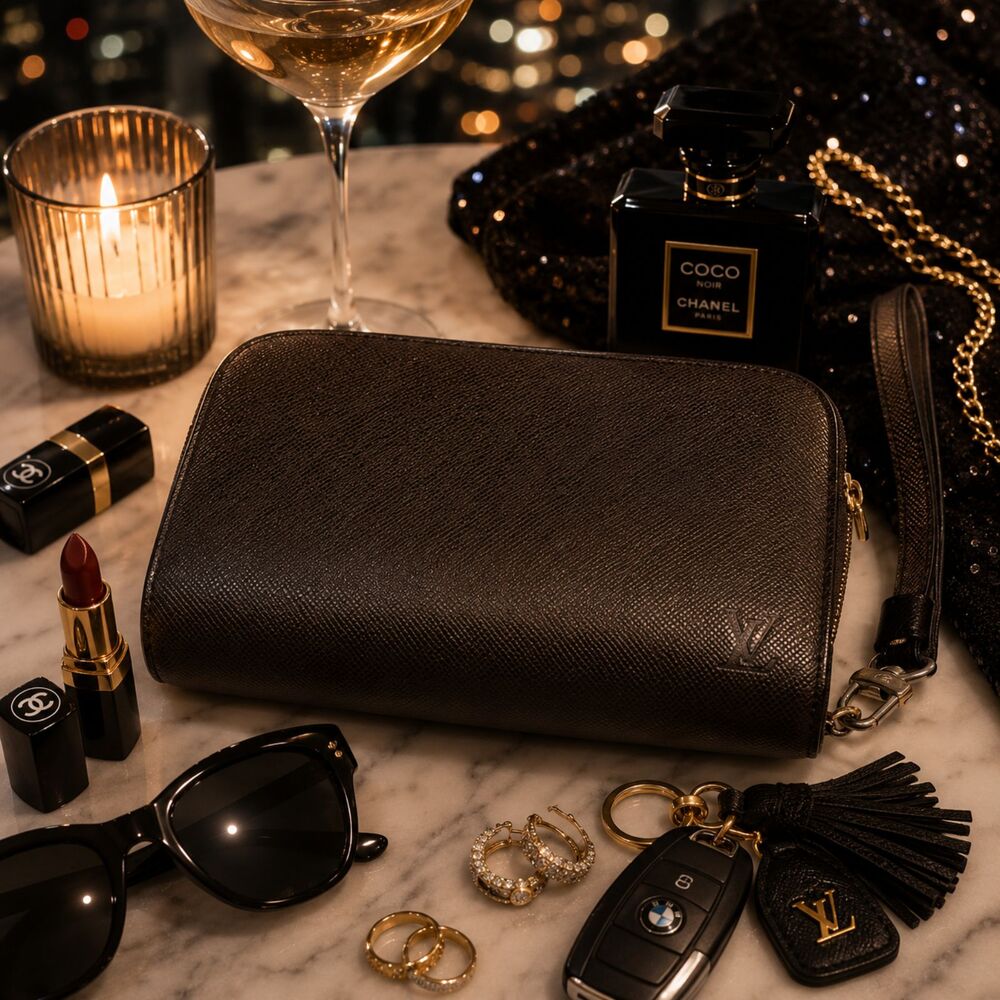 Louis Vuitton second bag Baikal ec-22857 Bordeaux Acaju Taiga M30186